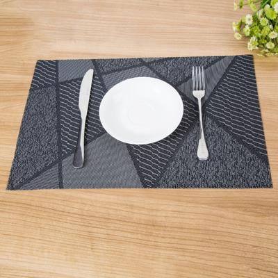 Podkładka na stół antypoślizgowa chłonna PVC wzór geometryczny podkładka izolacyjna na stół jadalny