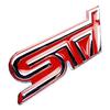 3D Excellent Smooth Glossy STI Emblem Badge Sticker for Subaru XV Legacy Forester Impreza STI WRX