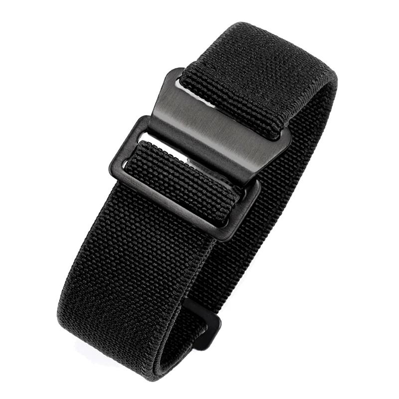 18 20mm 22mm Elastisches Uhrenarmband Nylon-Uhrenbänder Universelles Stoff-Armband für Herren Smartwatch Fallschirmtaschen-Armband für Tudor