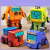 Boys Inertia Drive Construction Robot With Transforming Action For Kids Engineering Toy