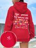 2026 Lieber Mensch hinter mir Hoodie Damen Farbige Buchstaben Warmes Fleece Damen Kapuzenpullover Pelzfutter Frühling Herbst Kapuzenpullover Y2K Lässige Oberteile
