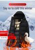 Unisex Mid-Length Down Jacket for All Ages - Ideal for Winter Sports & Activities