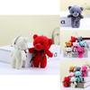 Adorable Teddy Bear Plush Toy Keychain Soft Stuffed Animal Doll Cute Gift