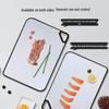 Antibacterial Double-sided Plastic Cutting Board - Food Grade, Mold-proof, and Baby Safe for Vegetables & Fruits