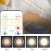 Color RGB Under Cabinet Lights Remote Control Dimmable Wardrobe Night Lamp Wireless Battery LED Light for Kitchen Bedroom Closet