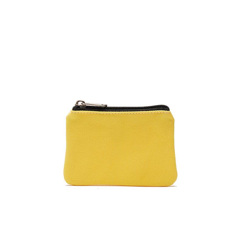 2025 Unisex Cotton Canvas Coin Purse & Card Holder