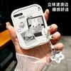 Cute Cartoon Foldable Mirror Comb Combo Portable Travel Beauty Accessory Compact Daily Tool Lovely Practical Student Gift Makeup