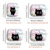 Cartoon Cute Cat Clear Earphone Cases Cover Case For Airpods Pro2 Pro3 4 Pro 2 1 3