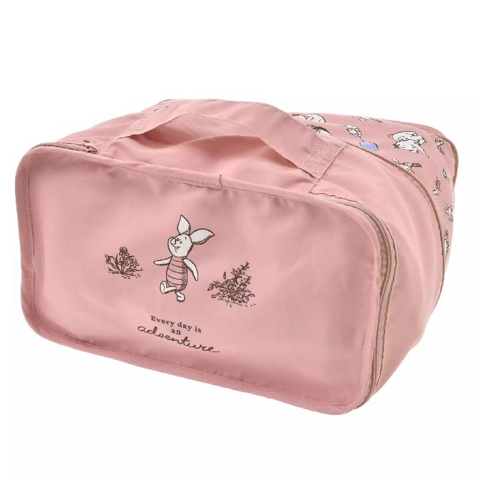 Disney POOH TRAVEL Piglet Clothes Compression Storage Pouch (S) Japan NEW