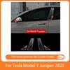 For Tesla Model Y Juniper 2025 TPU Blackened Headlight Taillight Foglight Protective Film Modification Black Color Changing Film