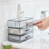 Transparent Organizer 1pcs Stackable Cosmetics Storage Drawers Office Sundries Organizer Box Jewelry Container Box