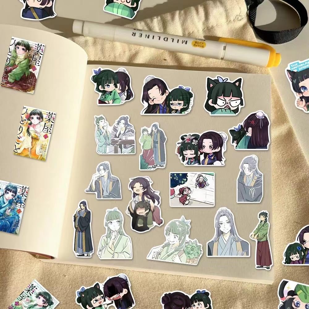 Sticker Set from Popular Characters from the and Perfect for DIY and Perfect for Waterproof and Decorative Stickers for Cell and DIY 64-Piece "The