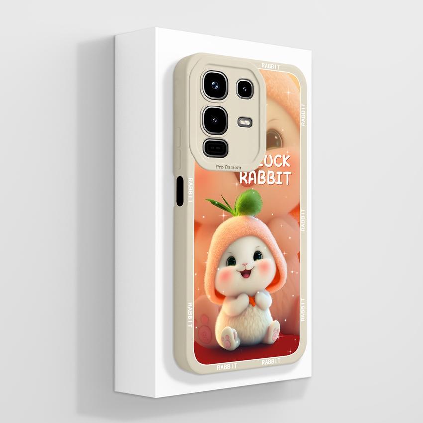 For Infinix Note 50x 50s 50 Pro Plus GT 10 30 Pro 5G Phone Cases Cute Cat Patterns Screen Protector Liquid Silicone Anti Slip Shell For Infinix Casing