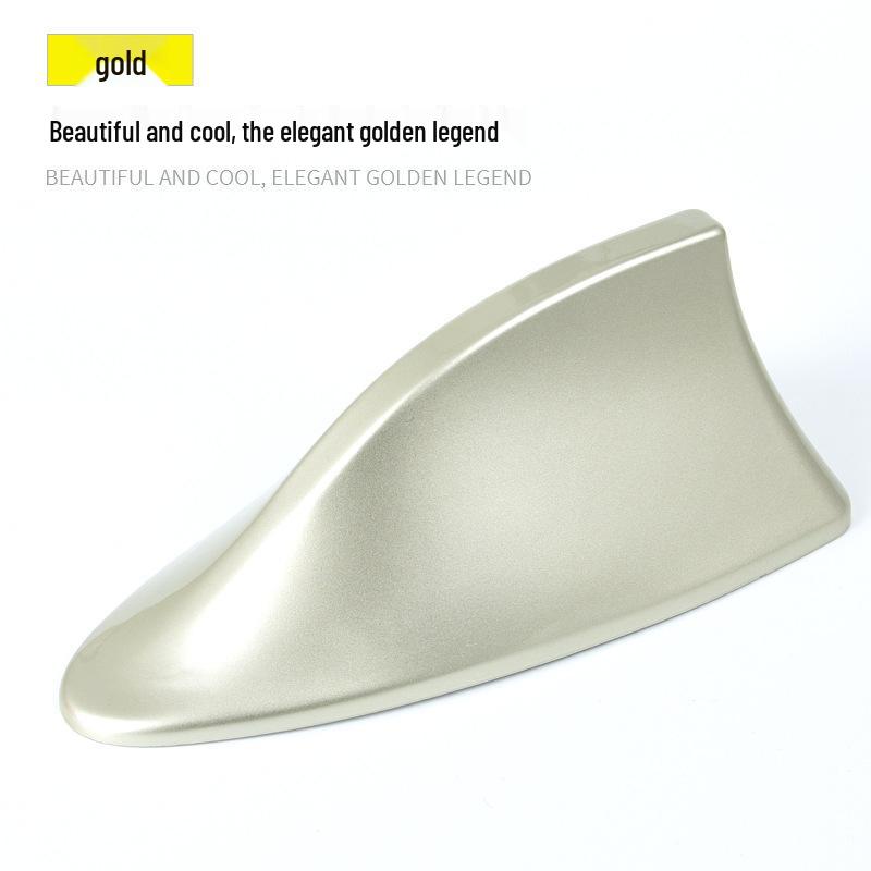 Shark Fin Radio Antenna: Roof Decoration & Signal Booster, No-Drill Installation