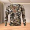 Outdoor Jungle Desert Camouflage Summer Men's Camouflage T-Shirt Fashion Personality Quick Dry War Quick Loose Short Sleeve Top