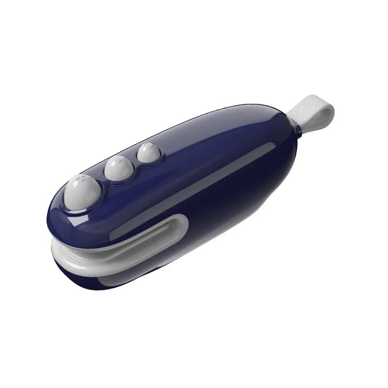 

2 in 1 Bag Sealing Machine with Cutter Magnet Plastic Bag Heat Sealer USB-C Chip Bag Sealers for Home Travel Kitchen Items синий