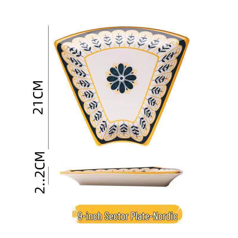 Jingbaodi Japanese Ceramic Prosperity Soup Bowl Set (10-Piece)