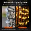 12m Length Solar Crystal Ball String Light 8 Modes LED Light Source LED String Lights Colorful Waterproof Design