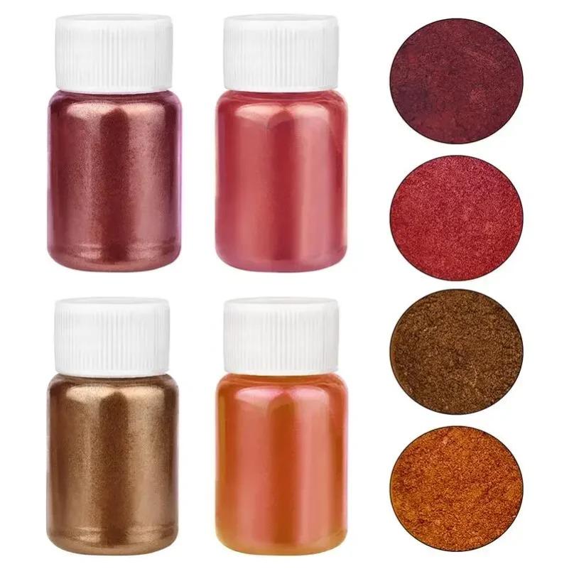 24 Colors 15g Mica Pearl Powder for Epoxy Resin, Soap, Candle, and Jewelry Crafting – Natural Pigment Dye for DIY Projects