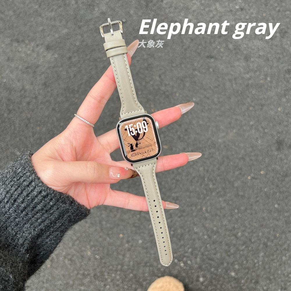 Slim Leather Strap For Apple Watch Series 11 46mm Band 42mm 49mm 44mm 40mm 41mm 45mm 38mm 45mm IWatch Ultra 2/3 S10 9 8 7 SE 6 5 4 3 2 Woman Bracelet