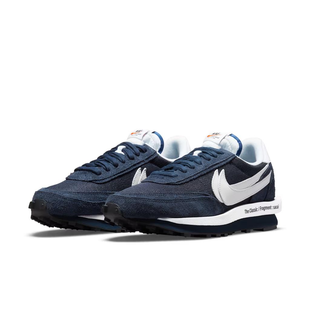 DH2684-400 fragment design A sacai A Nike LD Waffle "Blackended Blue" (Men's)