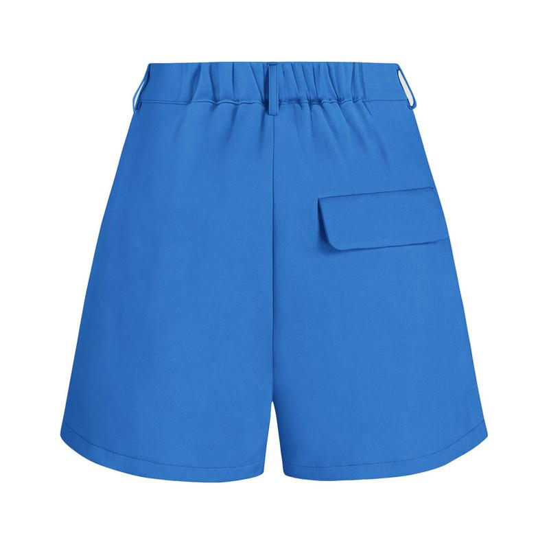 Pantaloni scurți pentru dama Pantaloni scurți casual cu talie înaltă, cu buzunare