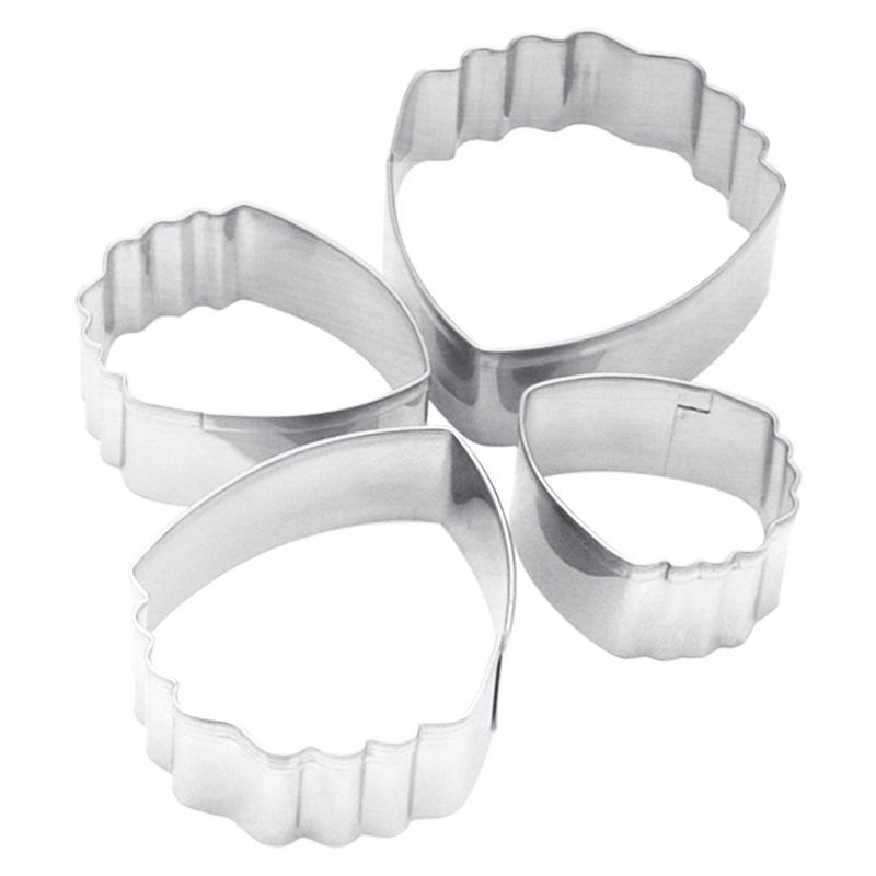 Stainless Steel Peony Flower Fondant Mold Set