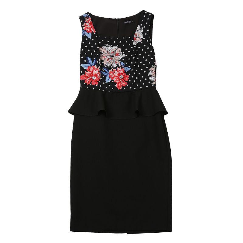 

Practical Commuter Wear Brand Early Autumn Fashion Dress Black(THD1243) 4XL(85.00 kg-100.00 kg)