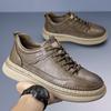 Handmade Men's Business Casual Shoes Comfortable Male Sneakers Classic Lace-Up Treking Footwear Hiking Shoes Trainers