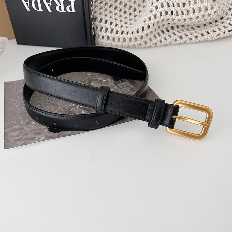 

Retro Inspired Stylish Womens Belt Durable Genuine Leather Perfect For Jeans Suits And Black,100cm