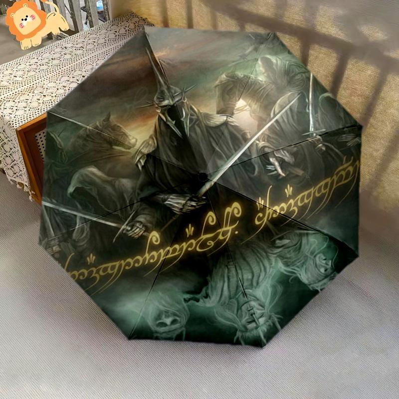 Hobbit Smaug Annual Folding Umbrella Durable Suitable For All Seasons Gift Umbrella Travel
