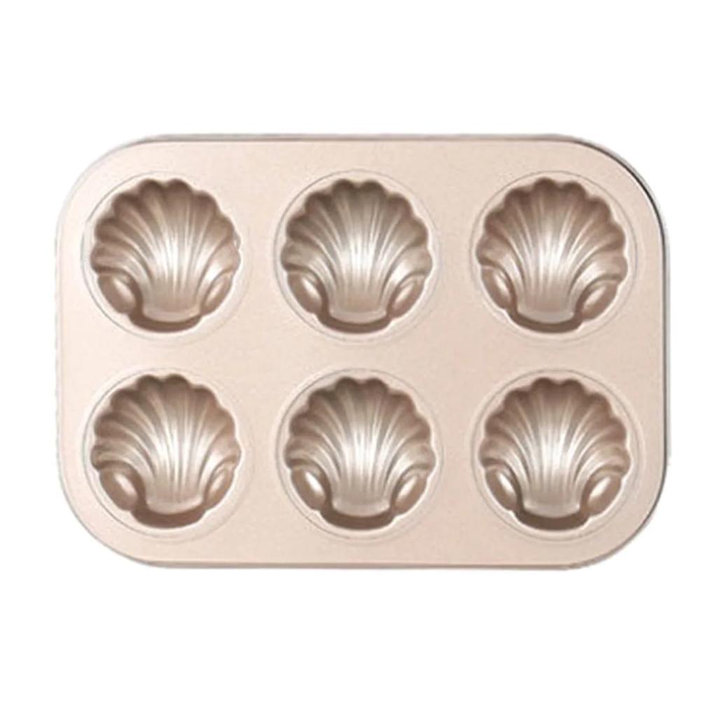 Madeleine Mold Shell Shape Baking Mold Carbon Steel Chocolate Cookie Cake Mould Baking Pan Dessert Pastry Tray For Kitchen Tool
