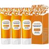 3pcs Orange Enzymes Exfoliating Brightening Gel, Moisturizing Smoothing Tighten Pores Whitening Brightening Exfoliating Peeling Gel