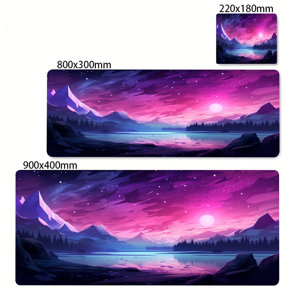 Pink Sakura Anime Mousepad Landscape Gaming Mouse Pad Xxl Mouse Mat Big Carpets Pc Computer Accessories Stitch Stuff Deskmat Rug