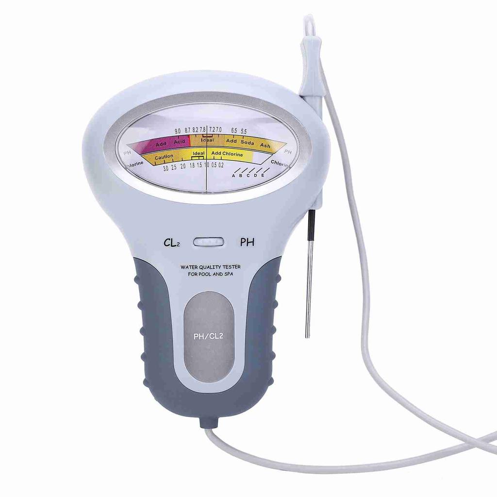 PC?102 CL2 Chlorine & PH Tester Swimming Pool Spa Water Quality Analyzer with Probe