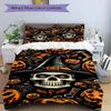 3pcs Skull Duvet Cover Set, Soft Comfortable Duvet Cover,Guest Room (1*Duvet Cover + 2*Pillowcase, Without Core) yy251104123