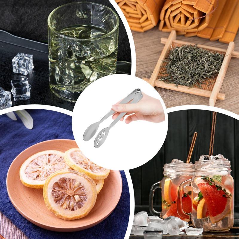 Te-press för tepåsar Köks-tepåsetång Rostfritt stål Teåsepressare Tång Lämplig för att greppa socker och citron