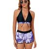 2026 Women's High-Waisted Boyshort Bikini Swimsuit - Modest, Sporty Two-Piece