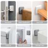 1 Pc Silicone Door Stopper Handle Bumpers Self Adhesive Mute Anti-Shock Protection Pad Square Wall Protector