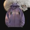 Unisex Retro Devil Horn Hooded Cardigan: Stylish, Loose-Fit Jacket for All