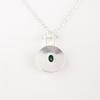 Green Onyx Gemstone 925 Stamped Silver Jewelry Pendant 1.4" For Anniversary Gift PP-57-17
