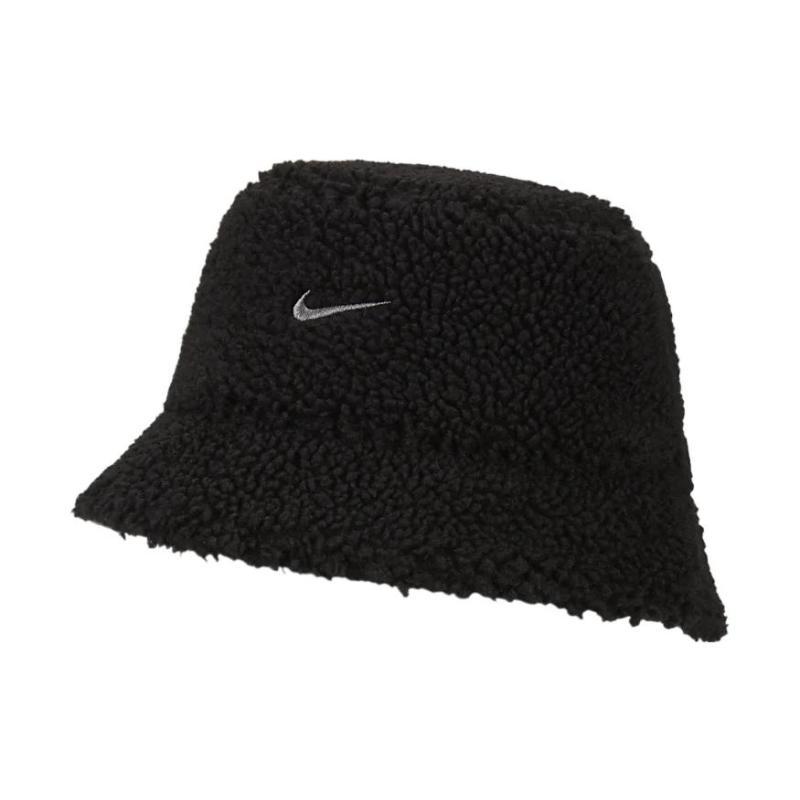 Nike Reversible Fleece Bucket Hat Black/Gray Casual DV3165-010
