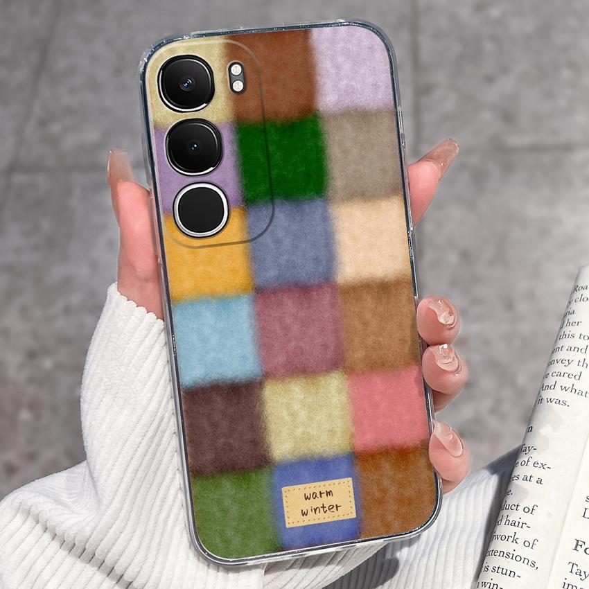 Cute Casing For Vivo Y19s Y19 Y17s Y17 Y16 Y15 Y13 Y12 Y11 Phone Covers Cute Penguin Frog Housing Clear TPU Non Slip Silicone Soft Shell For Vivo Case