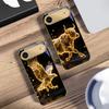 Golden Dragon Totem For IPhone 17Pro Max 16 17 Pro 15 Pro 14 13 Plus 12 Mini 11Pro Max XR 16E 17Air Golden Glass Phone Case