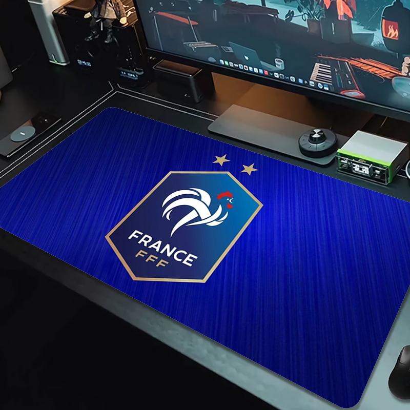 France FFF Mouse Pad Large Gaming Table Cushion Non-slip Laptop Tablet Big Mousepad XXL Mat Mini PC Playmat With Lock edge_XIA