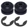 2PCS Transfer Case Shifter Linkage Control Lever Bushing Grommet Kit for Dodge Ram 1500 2500 3500 4x4 (2002-2010) - Includes E Clips (Part#