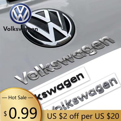 For VOLKSWAGEN VW 1PCS 3D ABS For Volkswagen VW Let Ter Emblem Car Styling Tail Trunk Body Badge Decoration Sticker Auto Modific