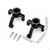 2 Pieces Micro RC Steering Cup High Strength Front Joint Wear Resistant Red