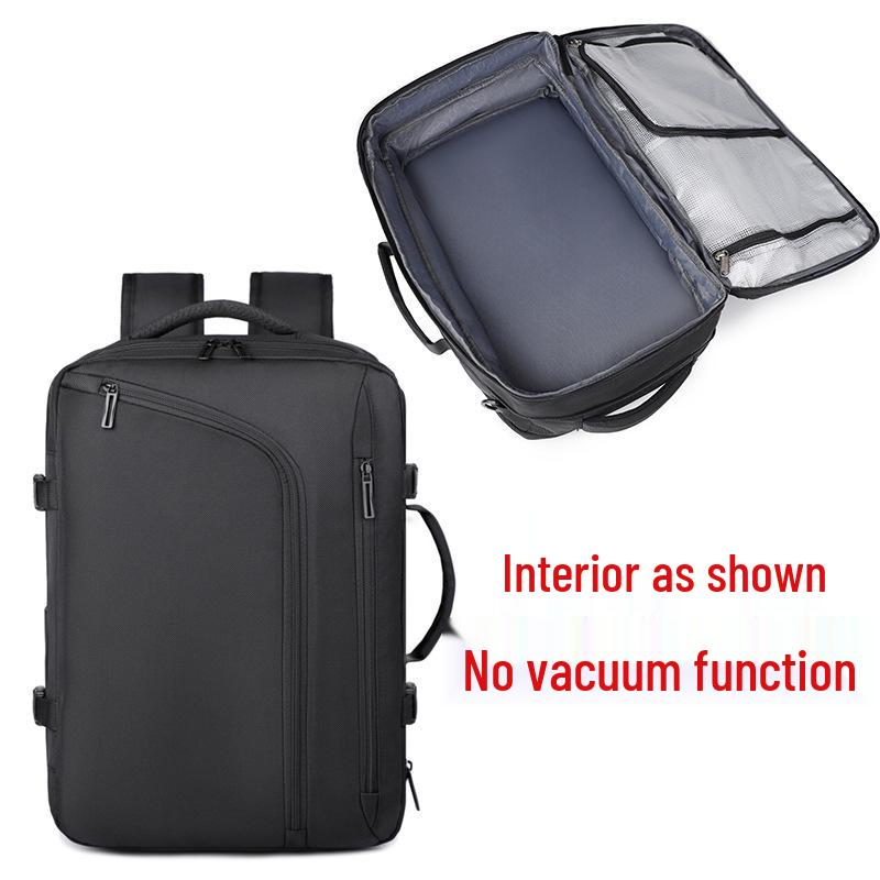 Multifunctional Travel Laptop Backpack, Expandable Vacuum Compressible Carry-On, Single Shoulder Bag for Men and Women