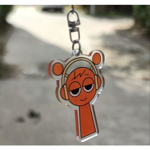 Splunky Keychains, Set of 10, Acrylic Keychain Pendants, Singing Monsters, Horror Game Accessories, Character Charms, Key Bag Decorations, Gifts, Unof